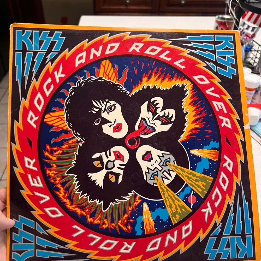 KISS Rock and Roll Over 1976 NBLP 7037 Casablanca Records Vinyl Album LP